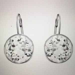 Swarovski Bella pierced earrings-silver